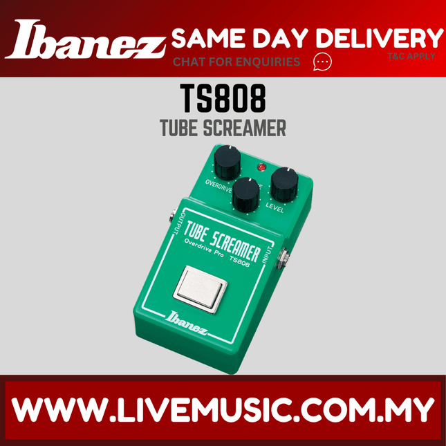 Ibanez TS808 Tube Screamer Overdrive Pedal ( TS-808 / TS 808 )