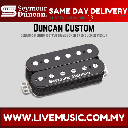 Seymour Duncan TB-5 Custom Trembucker Pickup, Black (TB5)