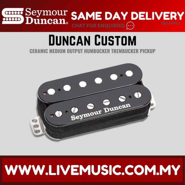 Seymour Duncan TB-5 Custom Trembucker Pickup, Black (TB5)