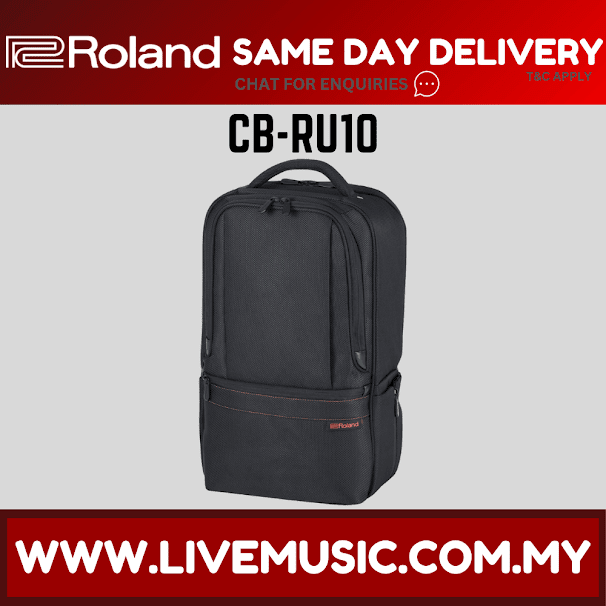 Roland CB-RU10 Backpack Utility Gig Bag For Accessories ( CBRU10 / CB RU10 )