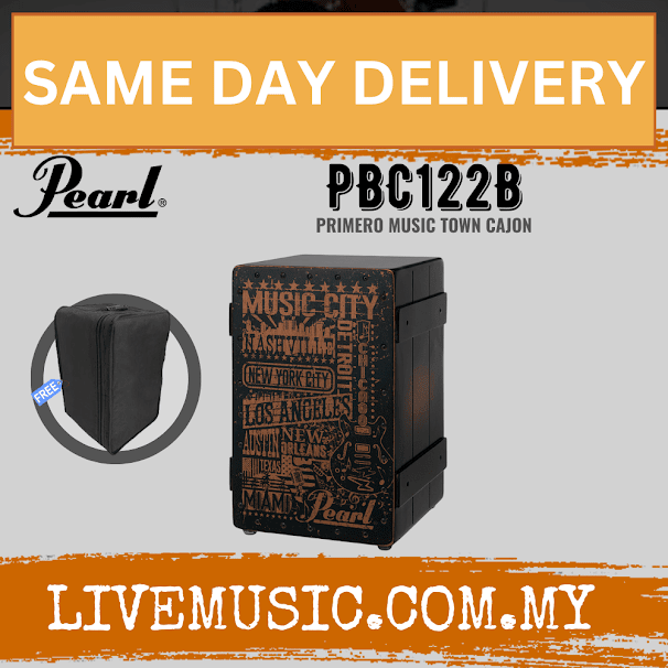 Pearl PBC122B Primero Cajon with Bag - Music Town USA (PBC-122B)