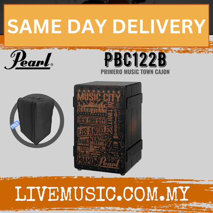 Pearl PBC122B Primero Cajon with Bag - Music Town USA (PBC-122B)