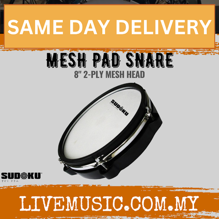 Sudoku 8" Electronic Digital Electric Drum Mesh Pad Snare (For Snare and Tom Tom)-ROLAND,YAMAHA,ALESIS support