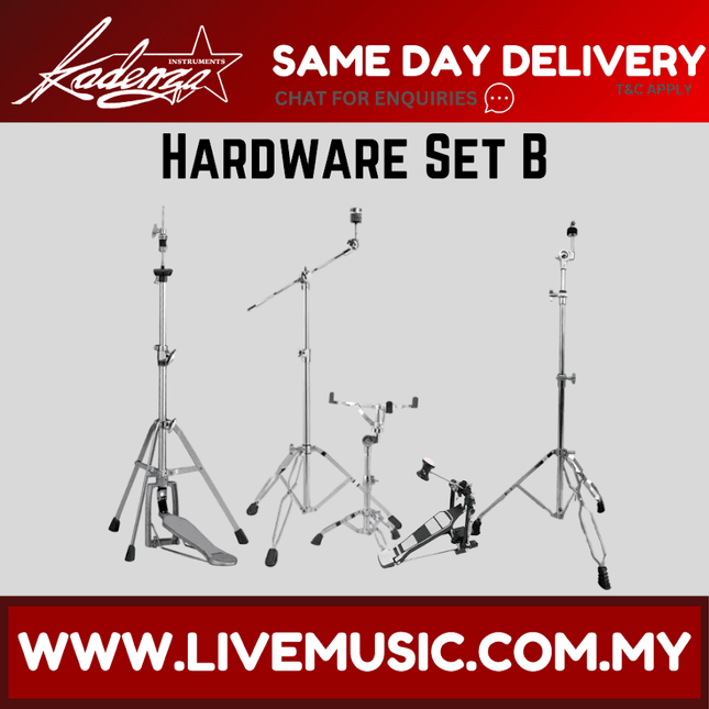 Kadenza Drum Hardware Pack include with Single Pedal (LMC)