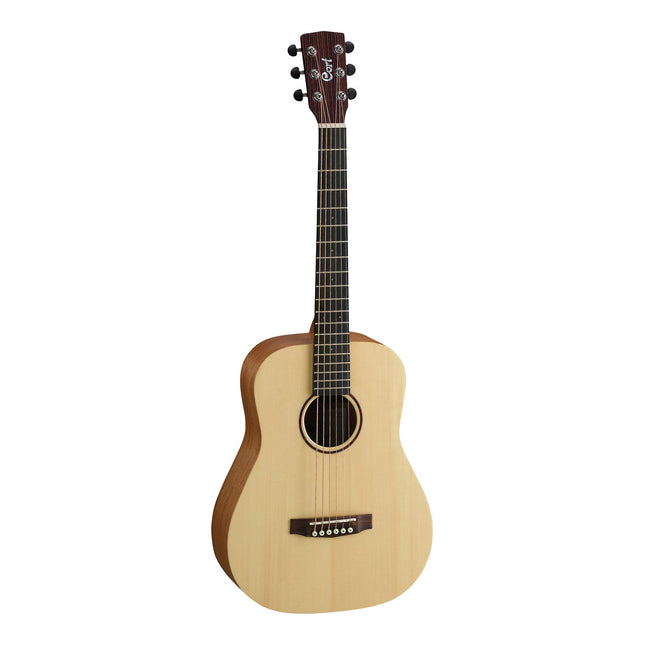 Cort Earth Mini - 3/4 Size Acoustic Guitar With Gig Bag, Open Pore (Earth-Mini)