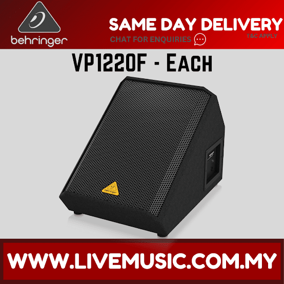 Behringer Eurolive VP1220F 800-watt 12'' Passive Floor Monitor - Each / Pair ( VP-1220F / VP 1220F )