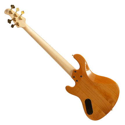 Cort Jeff Berlin Signature Series Rithimic V 5-String Bass Guitar Ebony Fretboard with Bag - Natural Glossy