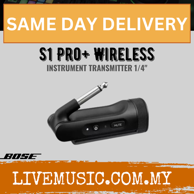 Bose S1 Pro+ Wireless Instrument Transmitter 1/4" / Mic/Line Transmitter ( S1-Pro+ / S1Pro+ )