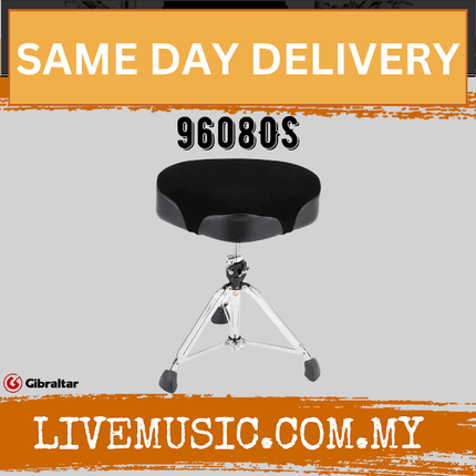 Gibraltar 9608OS Oversized Motorcycle Style Drum Throne (9608-OS/9608 OS)
