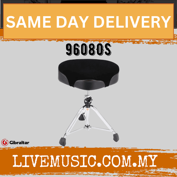 Gibraltar 9608OS Oversized Motorcycle Style Drum Throne (9608-OS/9608 OS)