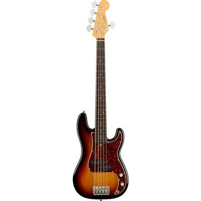 Fender American Professional II Precision Bass V Electric Guitar, Rosewood Fretboard - 3-Tone Sunburst