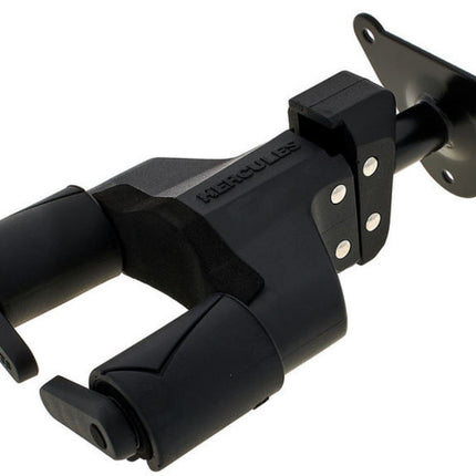 Hercules Stands GSP39WB PLUS Universal Auto Grip Wall Mount Guitar Hanger with Steel Base, Short Arm