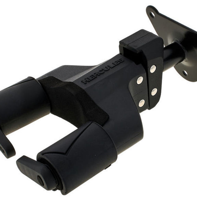 Hercules Stands GSP39WB PLUS Universal Auto Grip Wall Mount Guitar Hanger with Steel Base, Short Arm