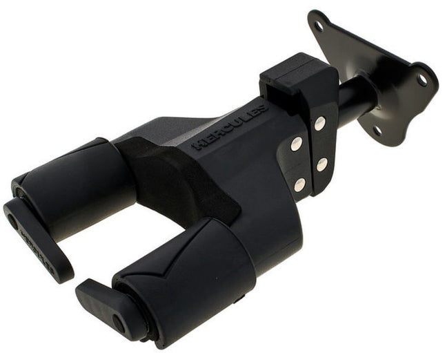 Hercules Stands GSP39WB PLUS Universal Auto Grip Wall Mount Guitar Hanger with Steel Base, Short Arm