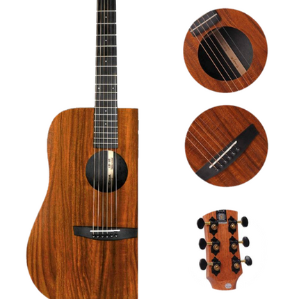 Enya ED-X1e 41" Acoustic Guitar HPL Koa Body & Aig X1 Pickup With Bag (EDX1/EDX1E)