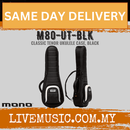Mono M80 Classic Tenor Ukulele Bag - Black (M80-UT-BLK)