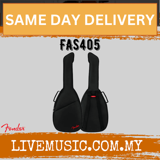 Fender FAS405 Small Body Acoustic Gig Bag, Black