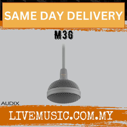 Audix M3 Wired Electret Condenser Microphone - Gray ( M-3G / M 3G)
