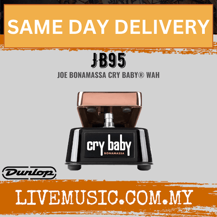 Jim Dunlop JB95 Joe Bonamassa Signature Cry Baby Wah Pedal (JB-95 / JB 95)