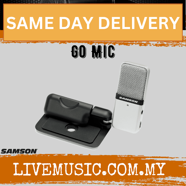 Samson Go Mic - Portable Clip on USB Condenser Microphone (GOMIC/Go-Mic)