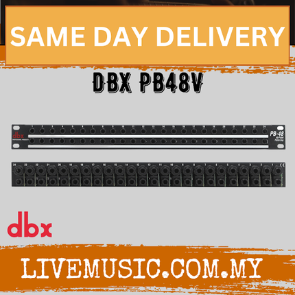 Dbx By Harman PB48V 48-Point Patch Bay ( PB-48 / PB 48V )