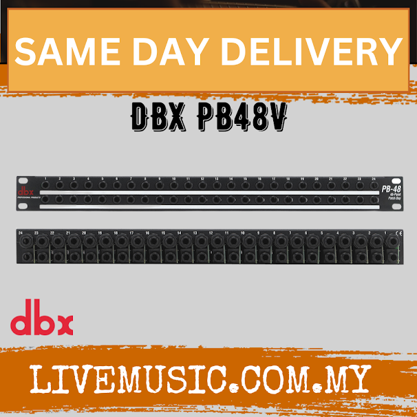Dbx By Harman PB48V 48-Point Patch Bay ( PB-48 / PB 48V )