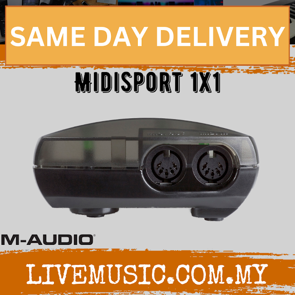 M-Audio MIDISPORT 1x1 - 1-In/1-Out USB Bus-Powered MIDI Interface