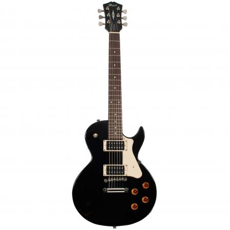 Cort CR100 Electric Guitar Jatoba Fretboard with Gig Bag - Black (CR-100/CR 100)