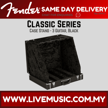 Fender Classic Series Case Stand for 3 Guitars - Black
