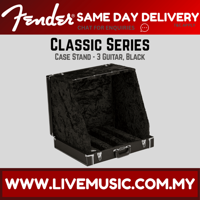 Fender Classic Series Case Stand for 3 Guitars - Black