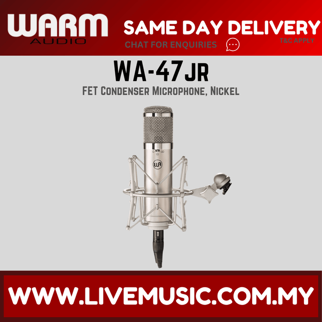 Warm Audio WA-47JR FET Condenser Microphone ( WA 47JR FET WA47JRFET )