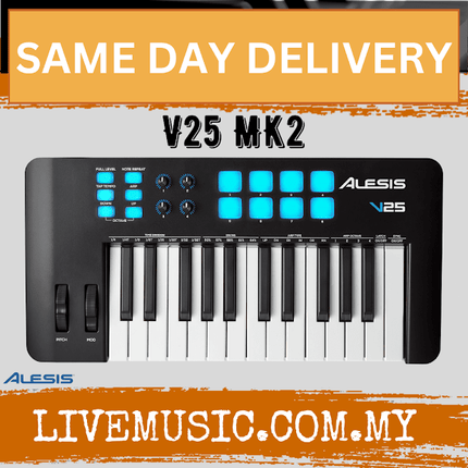 Alesis V25 MK2 25-key USB MIDI Keyboard Controller ( V-25 / Mkii )