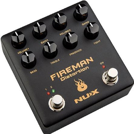 NUX NDS-5 Fireman Dual Channel Distortion Guitar Effects Pedal (NDS5)