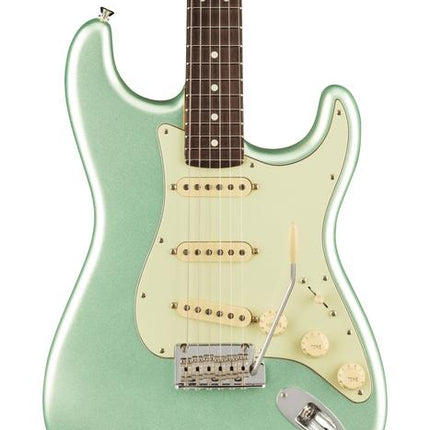 Fender American Professional II Stratocaster Electric Guitar, Rosewood Fretboard - Mystic Surf Green