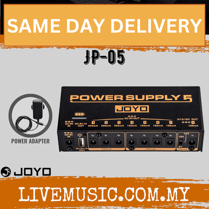 Joyo JP-05 Rechargeable Power Supply with 8 DC outputs ( JP05 / JP 05 )
