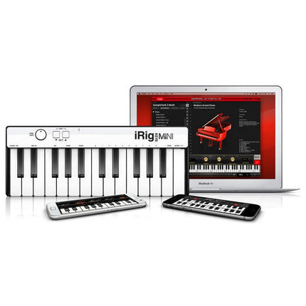 IK Multimedia iRig Keys Mini - 25 Key Universal Mini Keyboard Controller