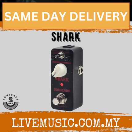 Sonicake QSS-05 Shark High Gain Distortion Guitar Effects Pedal ( QSS05 QSS 05 )