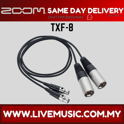 Zoom TXF-8 TA3 to XLR Cable (TXF8 / TXF 8)