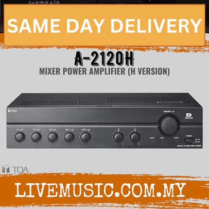TOA A-2120H Mixer Power Amplifier - H version ( A 2120H / A2120H )