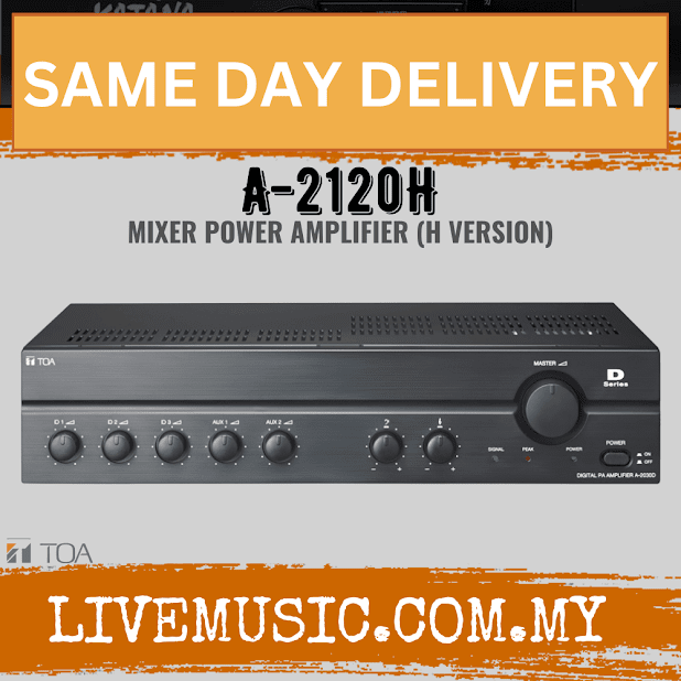 TOA A-2120H Mixer Power Amplifier - H version ( A 2120H / A2120H )