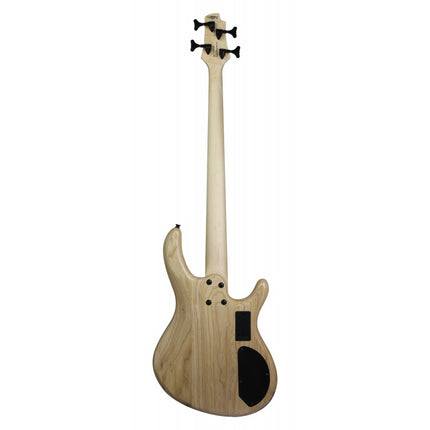 Cort Action DLX AS 4-String Bass Guitar Jatoba Fretboard with Bag - Open Pore Natural