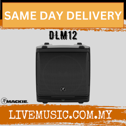 Mackie DLM12 2000W 12" Power Speaker Powered Loudspeaker With Effect (DLM 12/DLM-12)